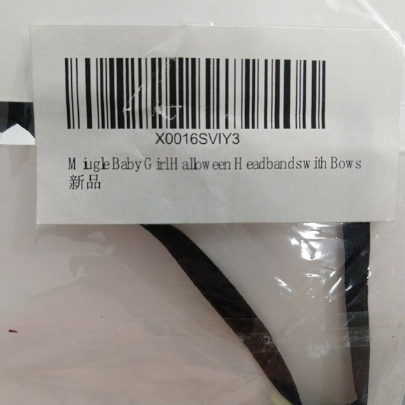 Baby Infant Halloween Hair Bow headband elastic - Picture 5 of 5